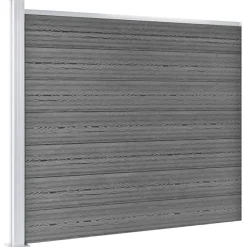 vidaXL Ensemble de panneau de clôture WPC 526x146 cm