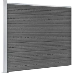 vidaXL Ensemble de panneau de clôture WPC 872x146 cm