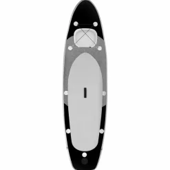 Loisirs De Plein Air-vidaXL Ensemble de planche SUP gonflable 300x76x10 cm Noir