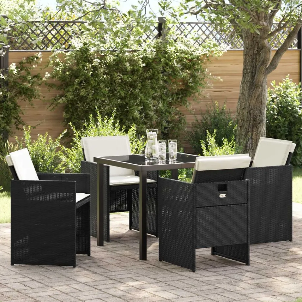 Mobilier De Jardin-vidaXL Ensemble de salle à manger pour jardin 5 pcs Gris clair