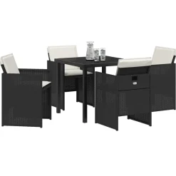 Mobilier De Jardin-vidaXL Ensemble de salle à manger pour jardin 5 pcs Gris clair