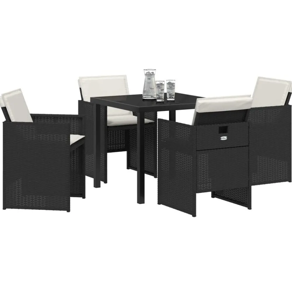 Mobilier De Jardin-vidaXL Ensemble de salle à manger pour jardin 5 pcs Gris clair