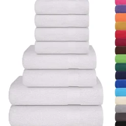 vidaXL Ensemble de serviettes FROGN 8 pcs 360 g/m²