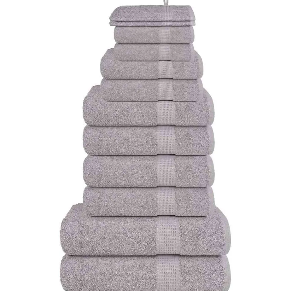vidaXL Ensemble de serviettes FROGN 12 pcs 360 g/m²