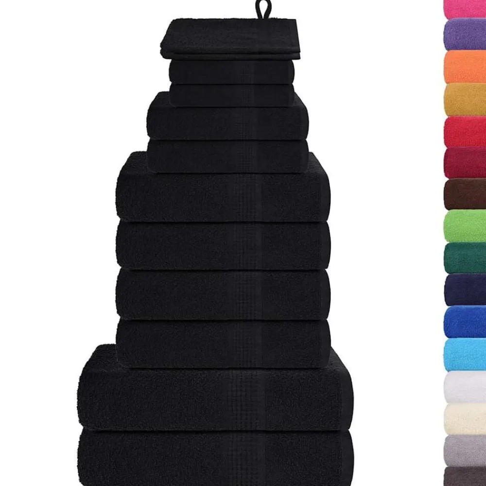 vidaXL Ensemble de serviettes FROGN 12 pcs 360 g/m²