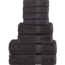 vidaXL Ensemble de serviettes de qualité supérieure SOLUND 8 pcs