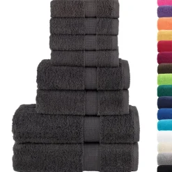 vidaXL Ensemble de serviettes de qualité supérieure SOLUND 8 pcs