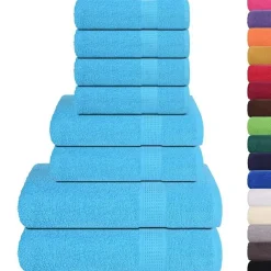 vidaXL Ensemble de serviettes FROGN 8 pcs 360 g/m²