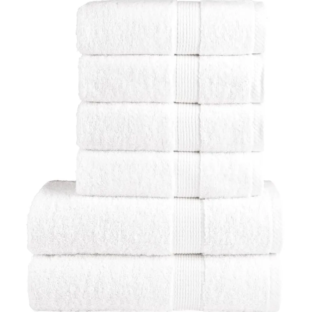 vidaXL Ensemble de serviettes de qualité supérieure SOLUND 6 pcs