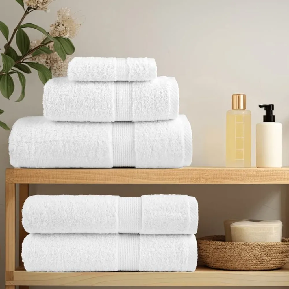 vidaXL Ensemble de serviettes de qualité supérieure SOLUND 8 pcs