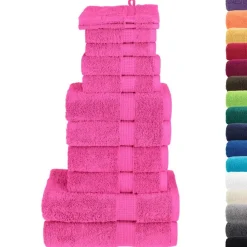 vidaXL Ensemble de serviettes de qualité supérieure SOLUND 12 pcs