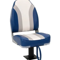 vidaXL Ensemble de sièges de bateau pliables lot de 2 dossier haut