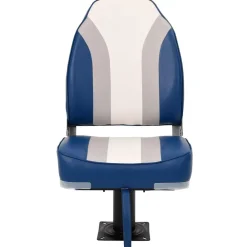 vidaXL Ensemble de sièges de bateau pliables lot de 2 dossier haut