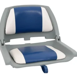 Pièces Détachées Pour Véhicules-vidaXL Ensemble de sièges de bateau pliables 2 pcs Bleu et blanc
