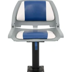 Pièces Détachées Pour Véhicules-vidaXL Ensemble de sièges de bateau pliables 2 pcs Bleu et blanc