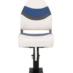 vidaXL Ensemble de sièges de bateau pliables lot de 2 dossier haut