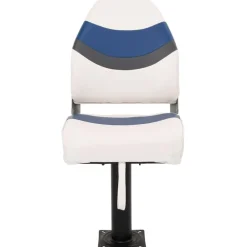 vidaXL Ensemble de sièges de bateau pliables lot de 2 dossier haut