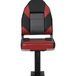 vidaXL Ensemble de sièges de bateau pliables lot de 2 dossier haut