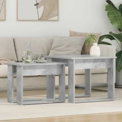 vidaXL Ensemble de tables basses 2 pcs Bois d'ingénierie