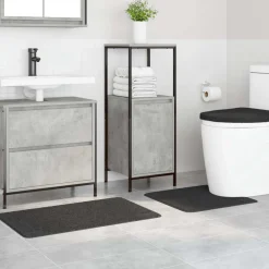 vidaXL Ensemble de tapis de bain antidérapants 3 pcs PP