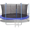 Jeux De Plein Air-vidaXL Ensemble de trampoline 5 pièces 4,57 m