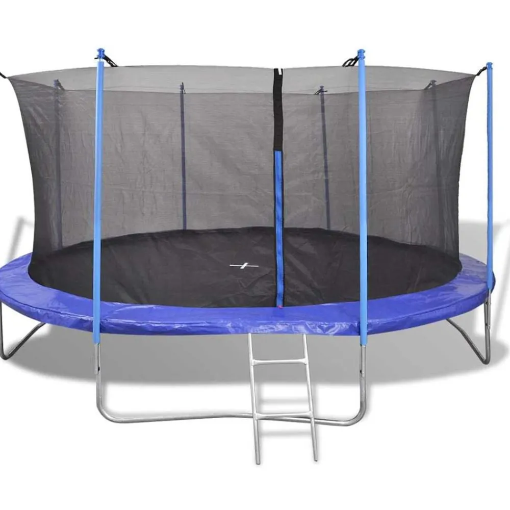 Jeux De Plein Air-vidaXL Ensemble de trampoline 5 pièces 4,57 m