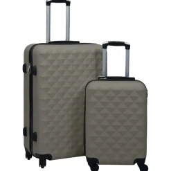 vidaXL Ensemble de valises rigides 2 pcs ABS