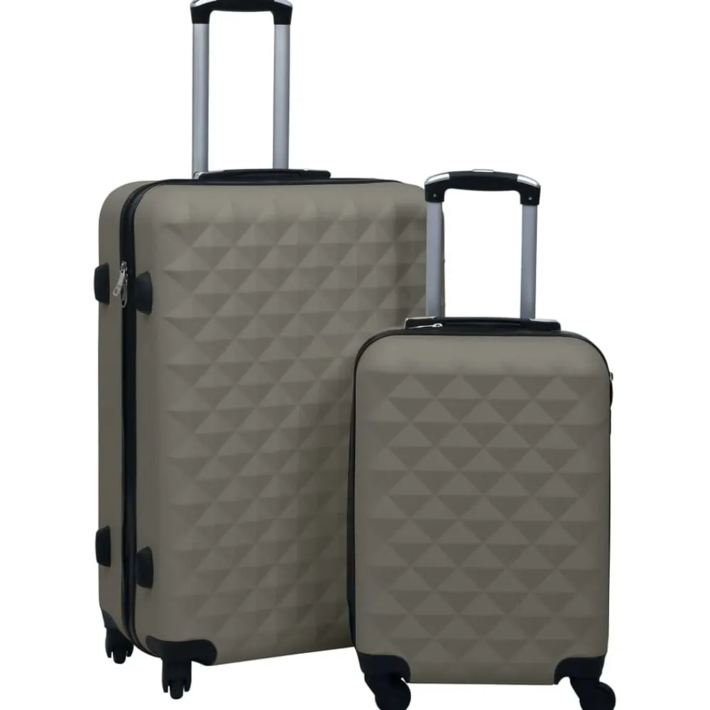 vidaXL Ensemble de valises rigides 2 pcs ABS
