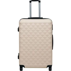 Bagages & Maroquinerie-vidaXL Ensemble de valises rigides 3 pcs ABS Doré