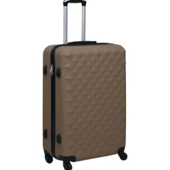 Bagages & Maroquinerie-vidaXL Ensemble de valises rigides 2 pcs ABS Marron