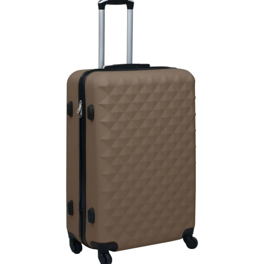 Bagages & Maroquinerie-vidaXL Ensemble de valises rigides 2 pcs ABS Marron