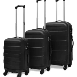 vidaXL Ensemble de valises rigides 3 pcs 45,5/55/66 cm