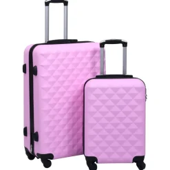 Bagages & Maroquinerie-vidaXL Ensemble de valises rigides 2 pcs ABS Rose