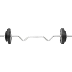 vidaXL Ensemble d'haltères et de barres avec plaques 60 kg
