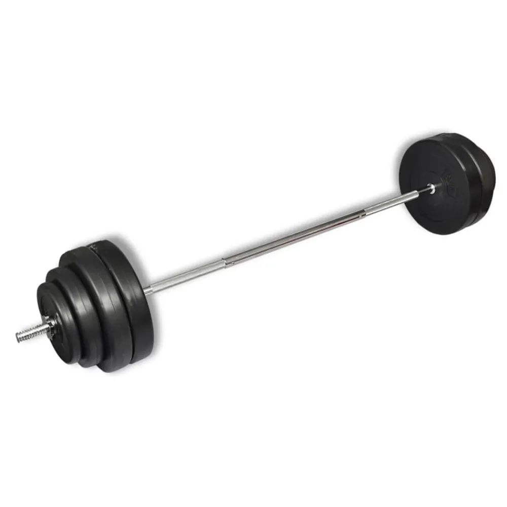 vidaXL Ensemble d'haltères avec plaques 60 kg