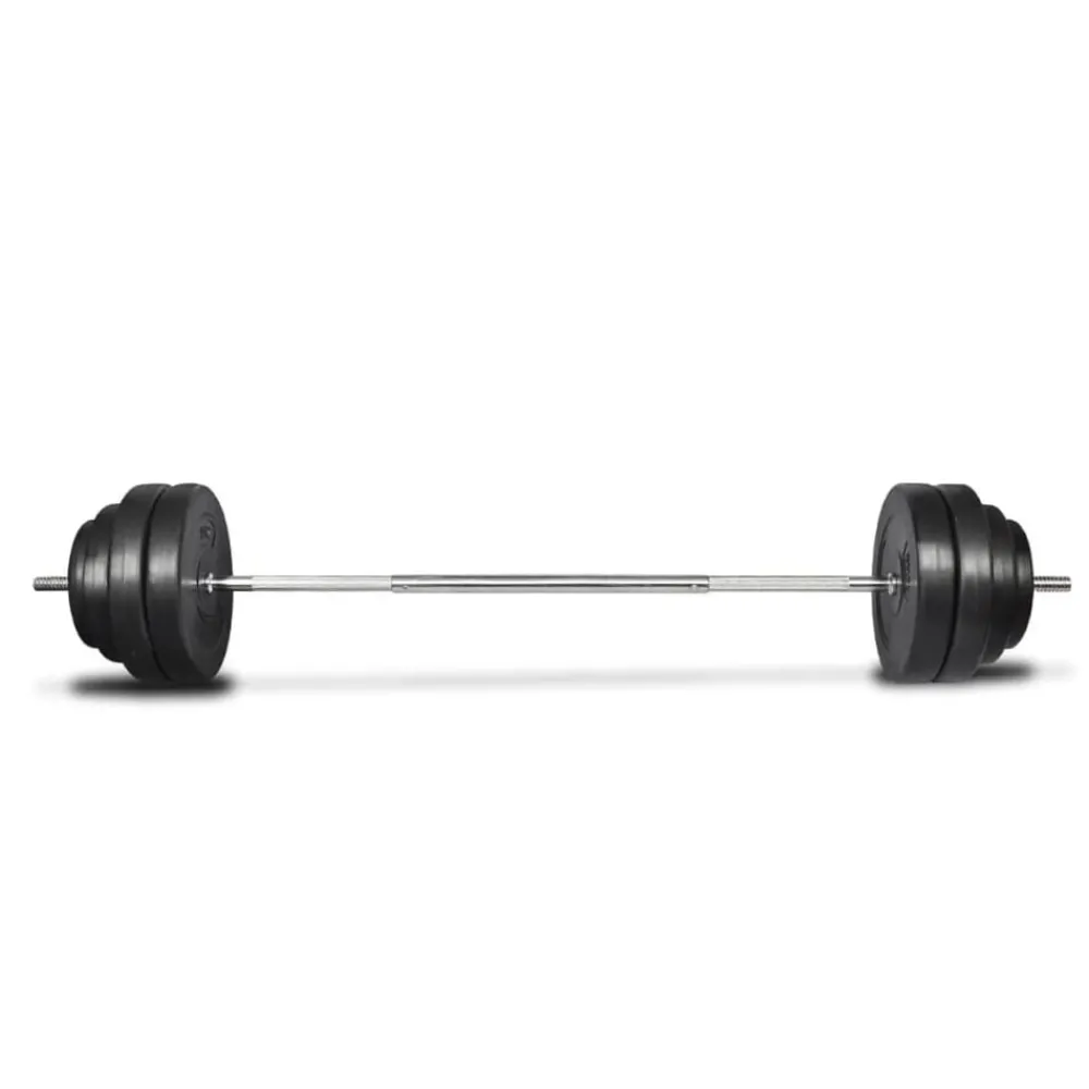vidaXL Ensemble d'haltères avec plaques 60 kg