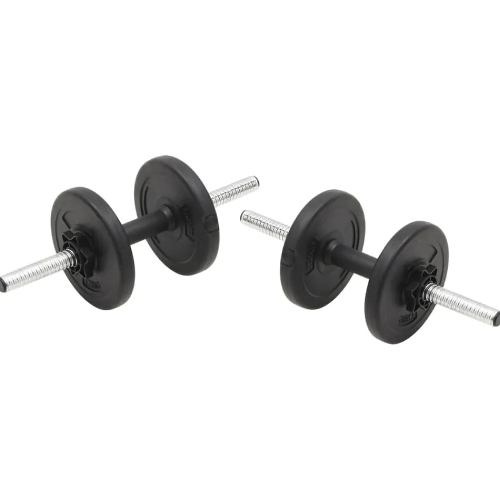Entraînement & Fitness-vidaXL Ensemble d'haltères et de barres 30 kg