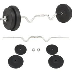 vidaXL Ensemble d'haltères 30 kg