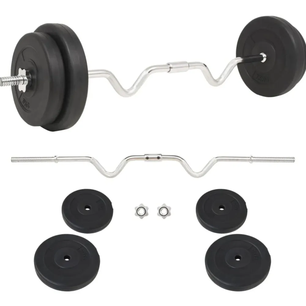 vidaXL Ensemble d'haltères 30 kg