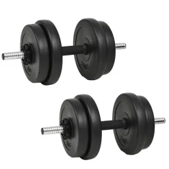 vidaXL Ensemble d'haltères 14 pcs 20 kg
