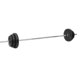 Entraînement & Fitness-vidaXL Ensemble d'haltères et de barres avec plaques 90 kg