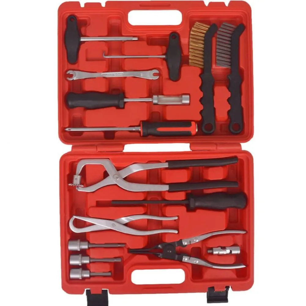 vidaXL Ensemble d'outils d'assemblage et d'entretien des freins 15 pcs