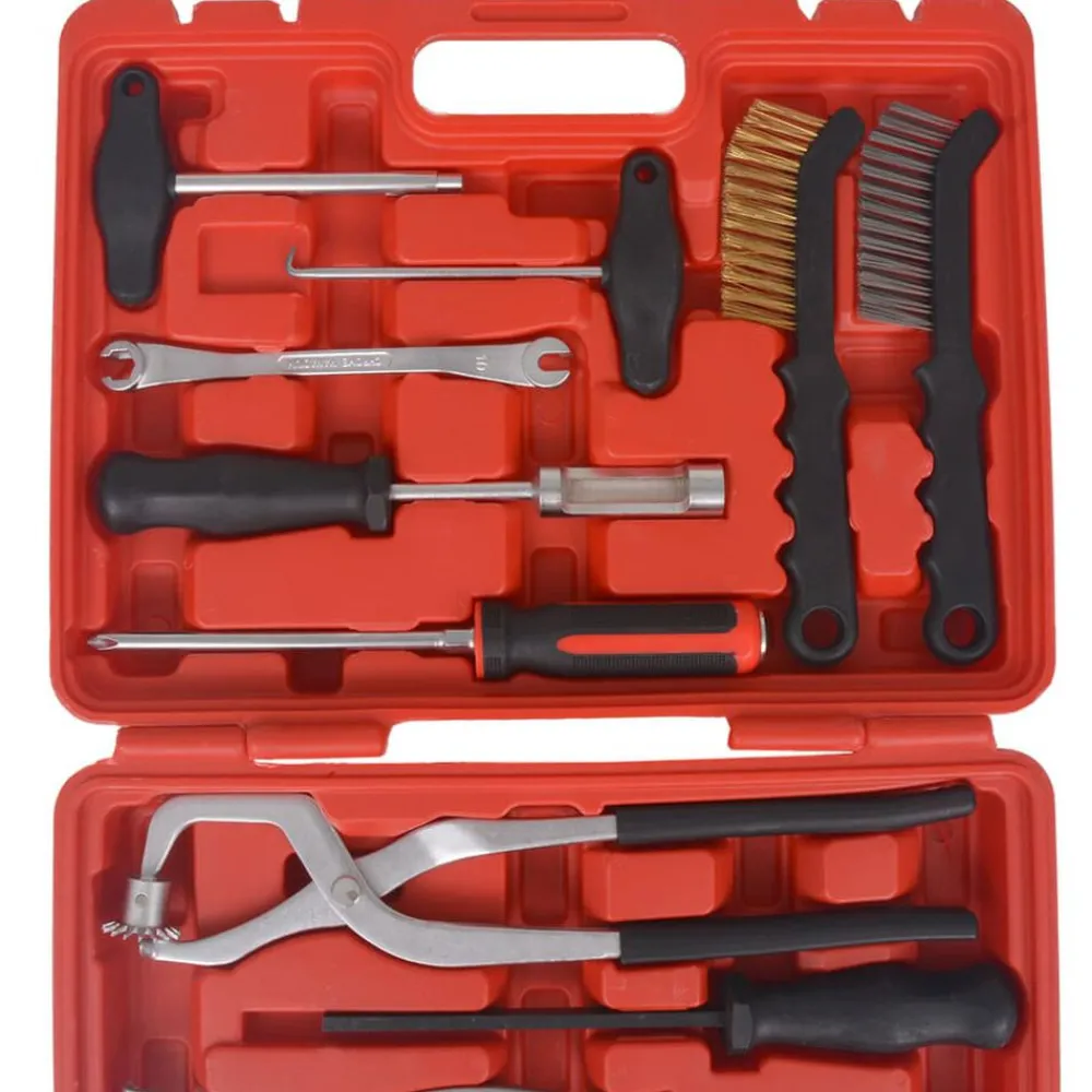 vidaXL Ensemble d'outils d'assemblage et d'entretien des freins 15 pcs