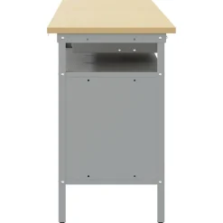 Accessoires De Quincaillerie-vidaXL Ensemble d'établi 2 pcs et Gris 200 x 55 x 85 cm Rouge