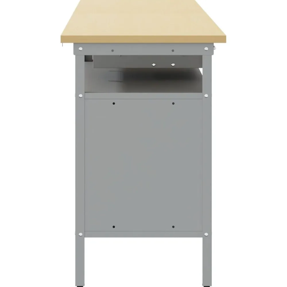 Accessoires De Quincaillerie-vidaXL Ensemble d'établi 2 pcs et Gris 200 x 55 x 85 cm Rouge