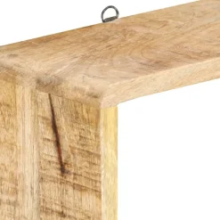 vidaXL Ensemble d'étagère cube 3 pcs bois solide de manguier