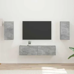 vidaXL Ensemble meuble TV 4 pcs Bois d'ingénierie