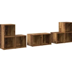 Meubles Tv-vidaXL Ensemble meuble TV 6 pcs Bois d'ingénierie Bois ancien