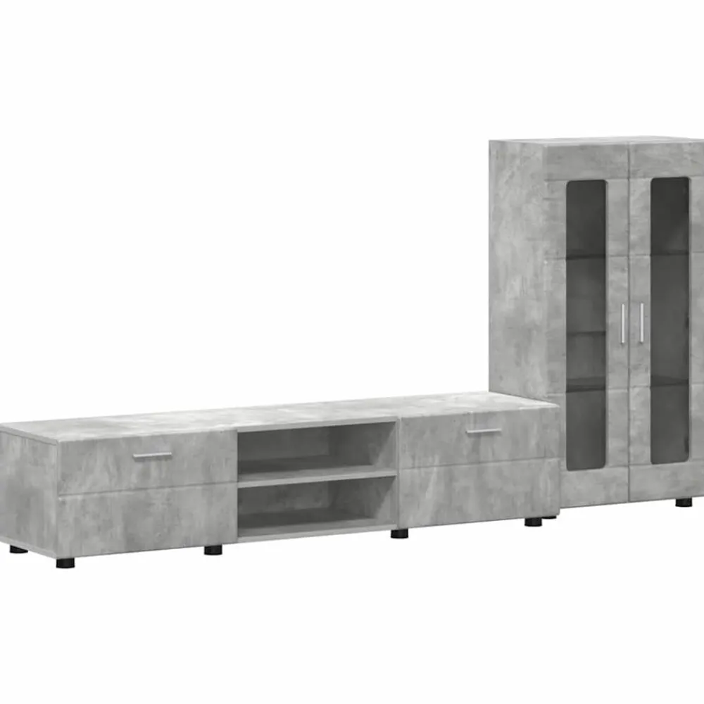 vidaXL Ensemble meuble TV FLORIN Bois d'ingénierie