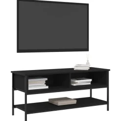 vidaXL Ensemble meuble TV Montage mural Chêne noir 100 x 35 x 45 cm